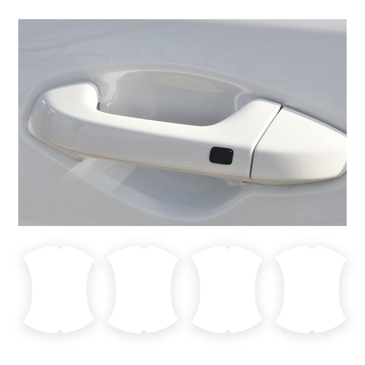 Carbon Fiber Car Door Handle Protector Stickers
