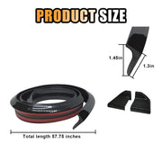 Universal 3D Rubber Rear Spoiler Lip Kit