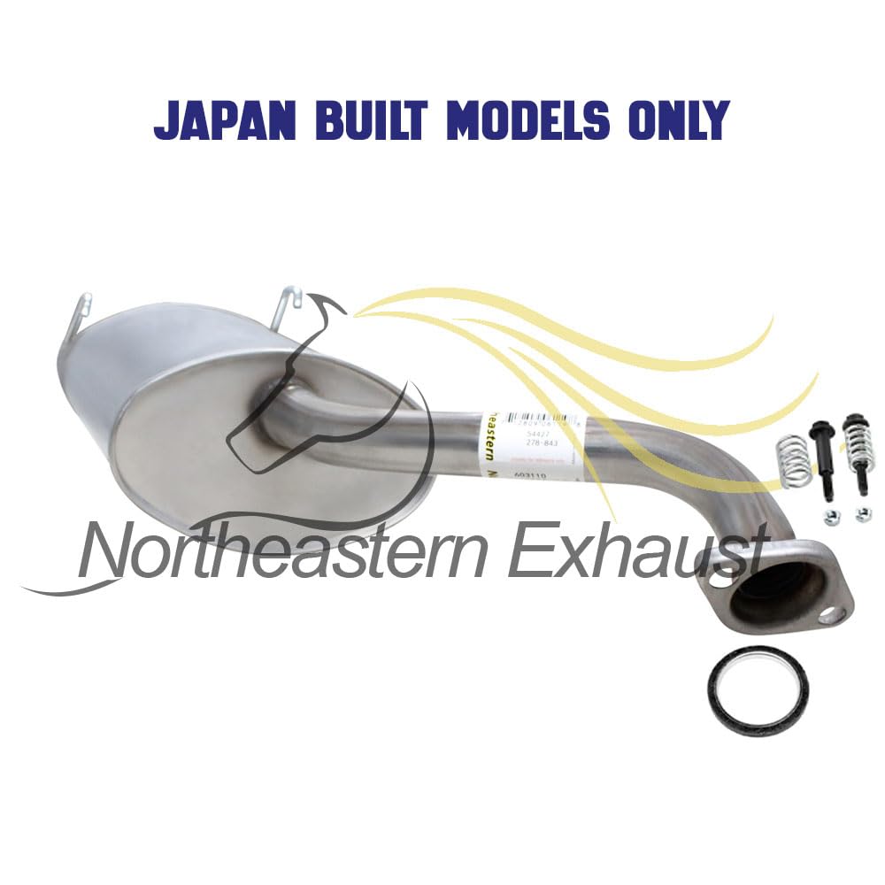 Stainless Steel Exhaust Kit for CR-V 2.4L 2005–2006