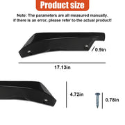 2PCS Universal Rear Bumper Diffuser Canards