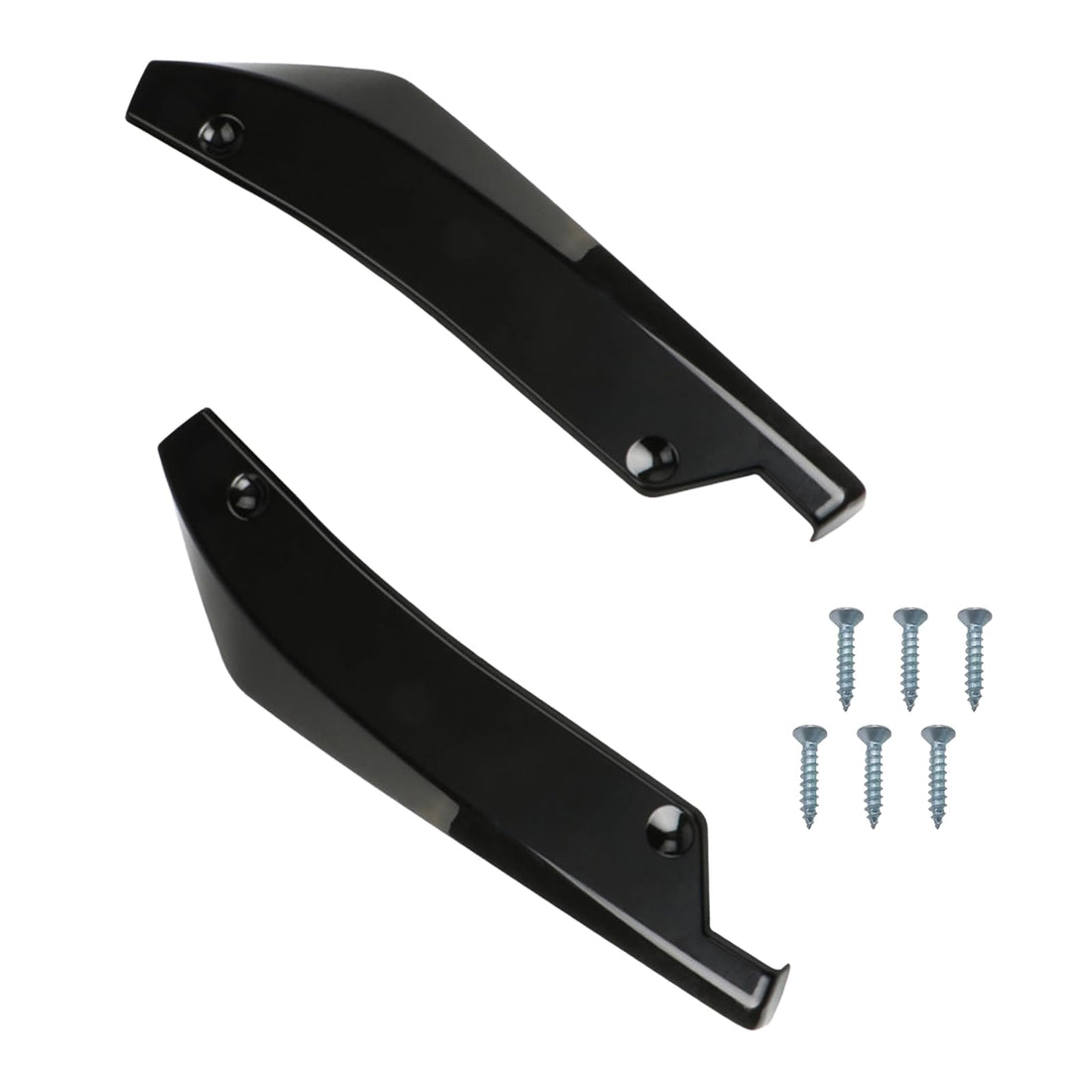 2PCS Universal Rear Bumper Canard Protectors