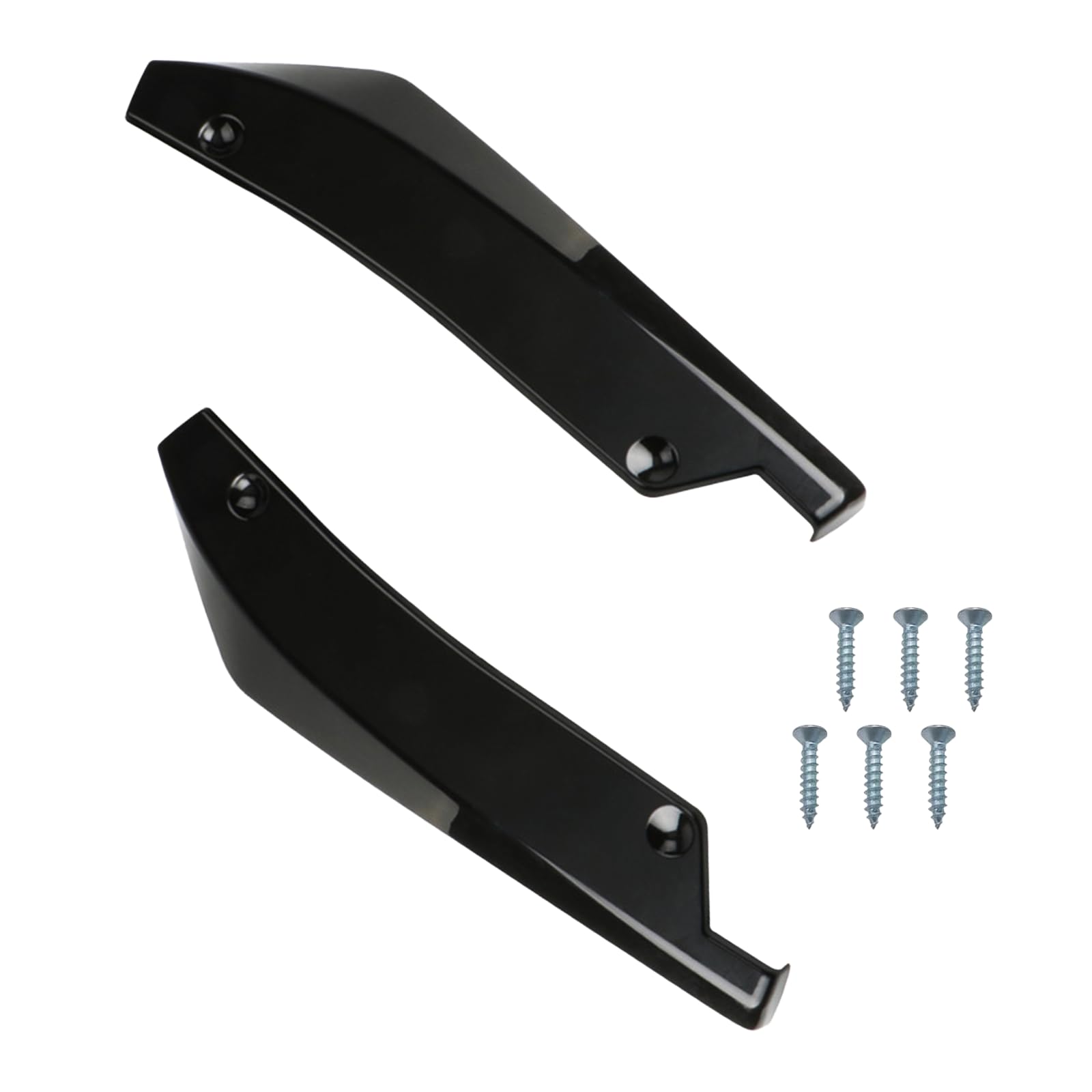 2PCS Universal Rear Bumper Canard Protectors