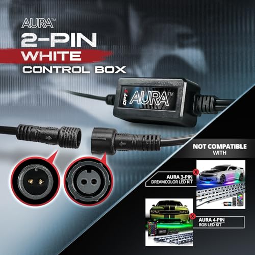 White LED Underglow Light Kit with Remote Control