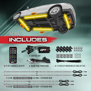 Aluminum LED Underglow Kit with Remote Control