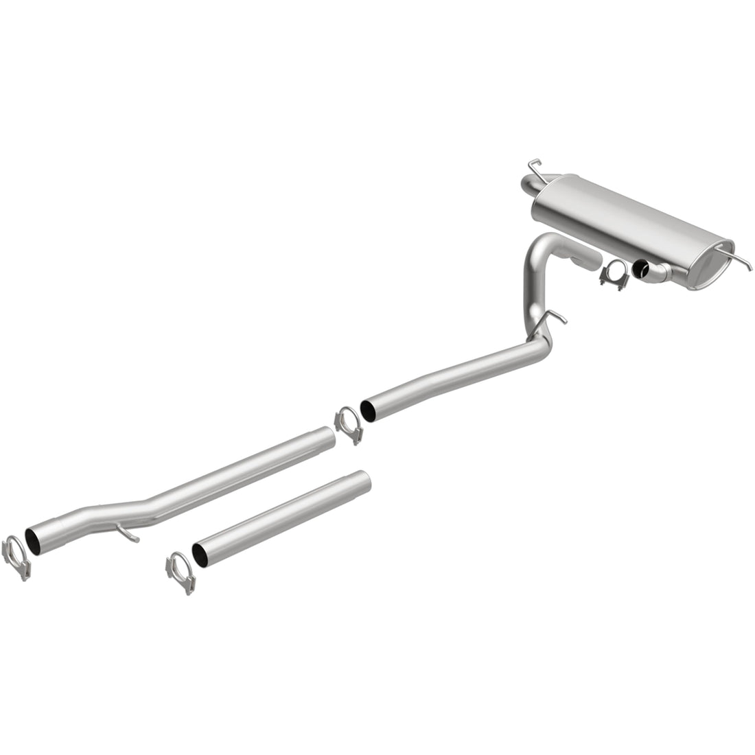 Exhaust System Kit for Wrangler 3.8L 2007–2011