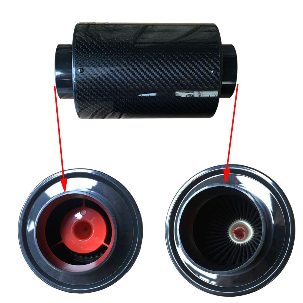 Universal Carbon Fiber Cold Air Intake Kit