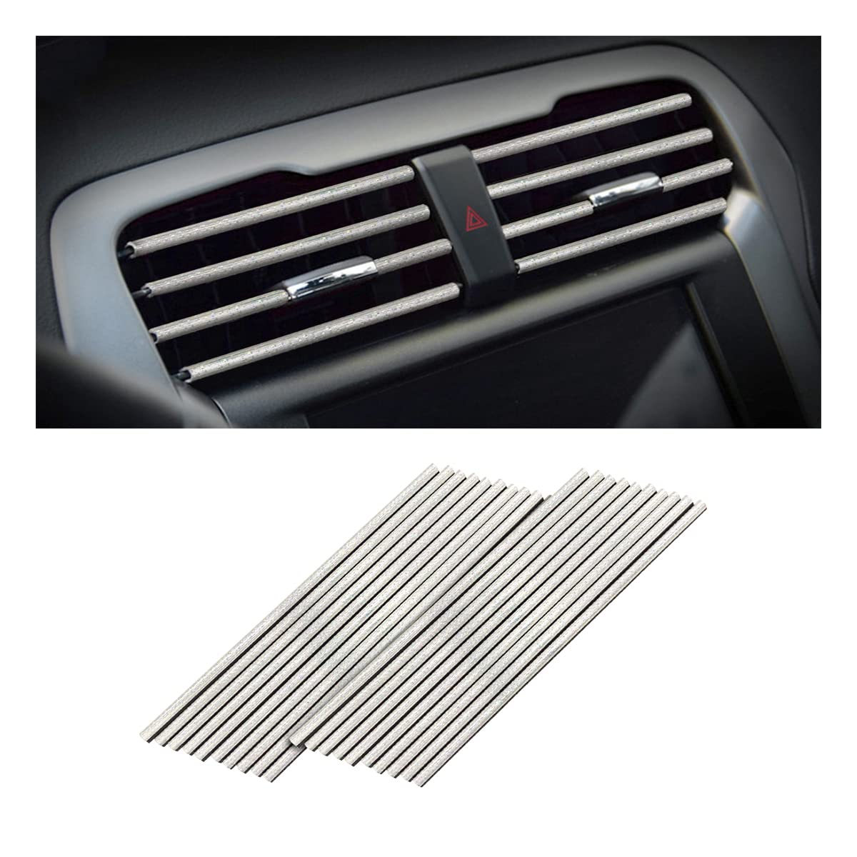 20PCS Car Air Vent Trim Decoration Strips