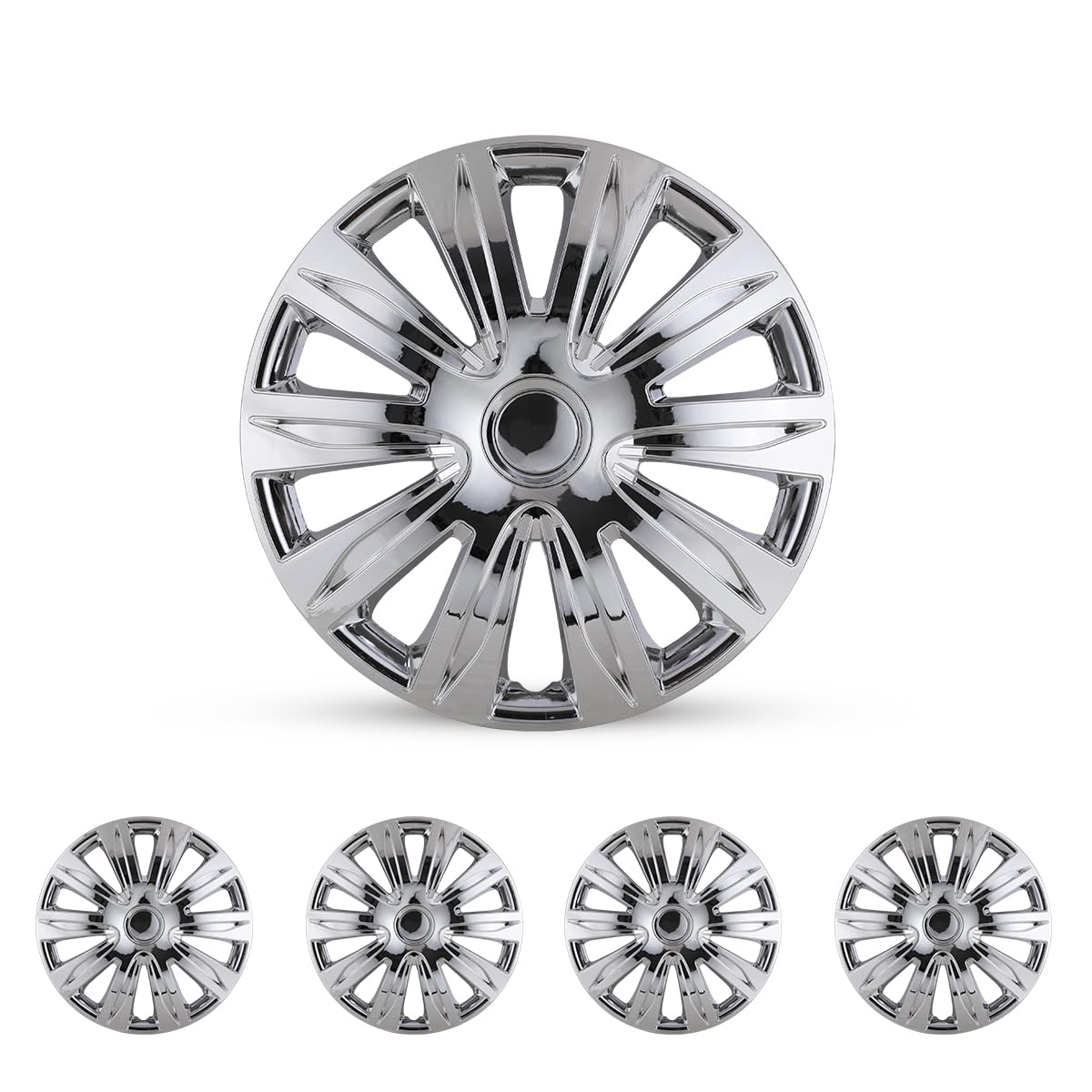 4-Pack Universal Wheel Rim Cover Hubcaps 13–16"