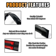 Universal 3D Rubber Rear Spoiler Lip Kit