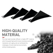 4PCS Universal Car Bumper Lip Spoiler Kit