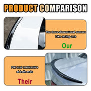 Universal 3D Rubber Rear Spoiler Lip Kit