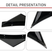 4PCS Universal Car Bumper Lip Spoiler Kit