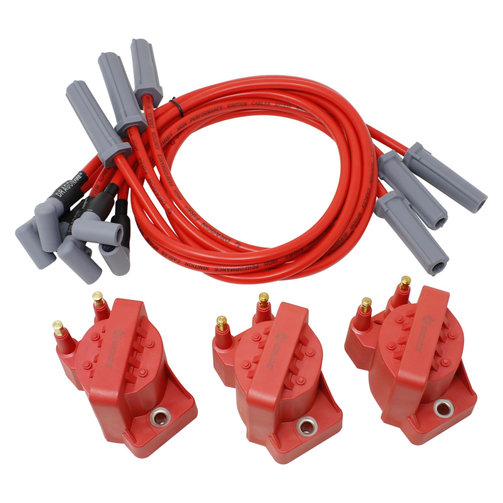 Ignition Coil & Spark Plug Wire Kit 3.8L V6