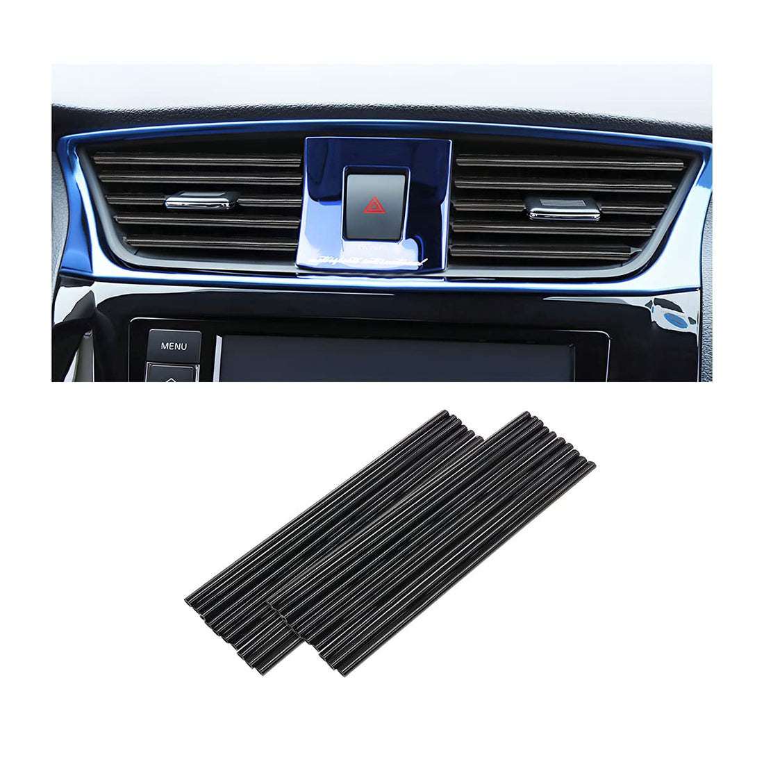 20PCS Car Air Vent Trim Decoration Strips