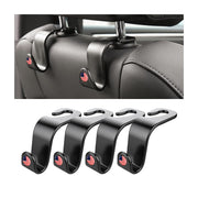 Leather Car Seat Back Hanger Hooks