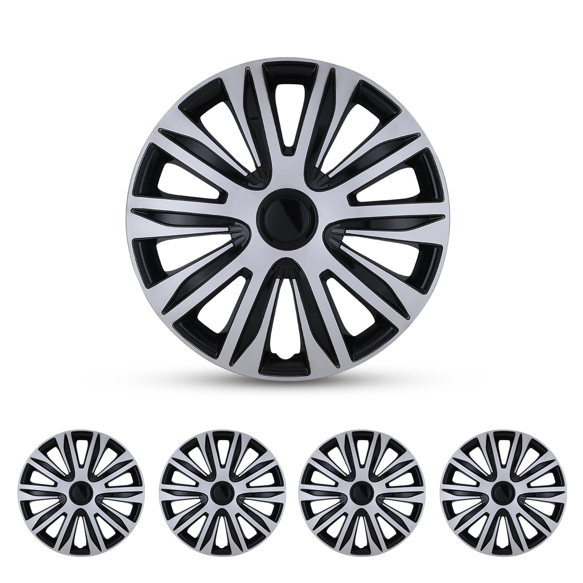 4-Pack Universal Wheel Rim Cover Hubcaps 13–16"