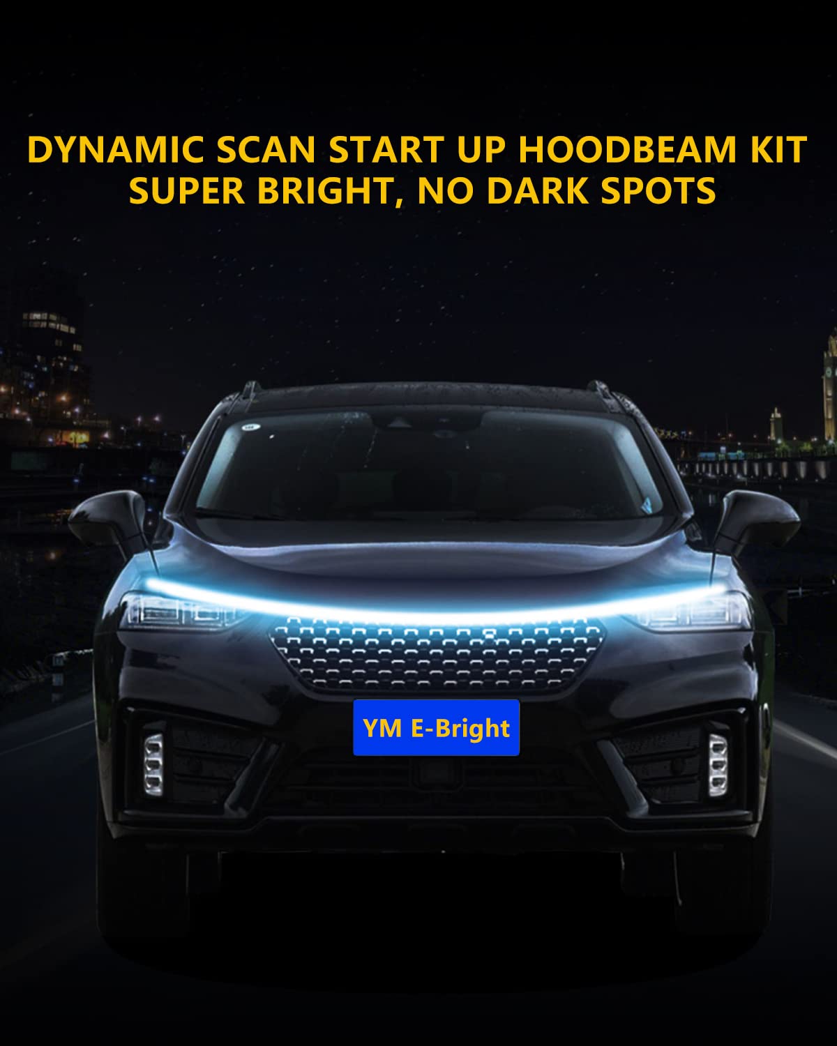 LED Hood Light Strip DRL Kit 12V Universal Car & Truck