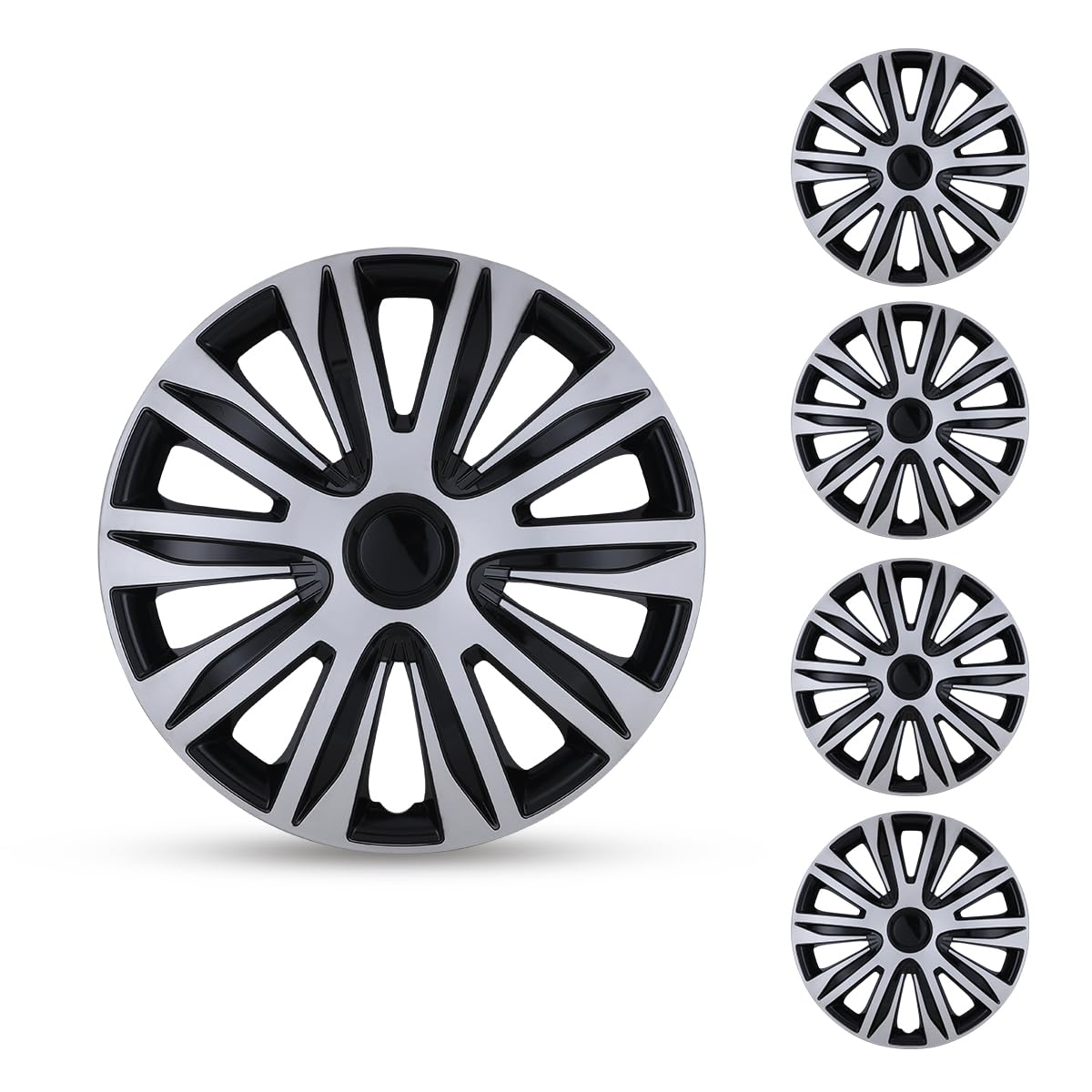 4-Pack Universal Wheel Rim Cover Hubcaps 13–16"