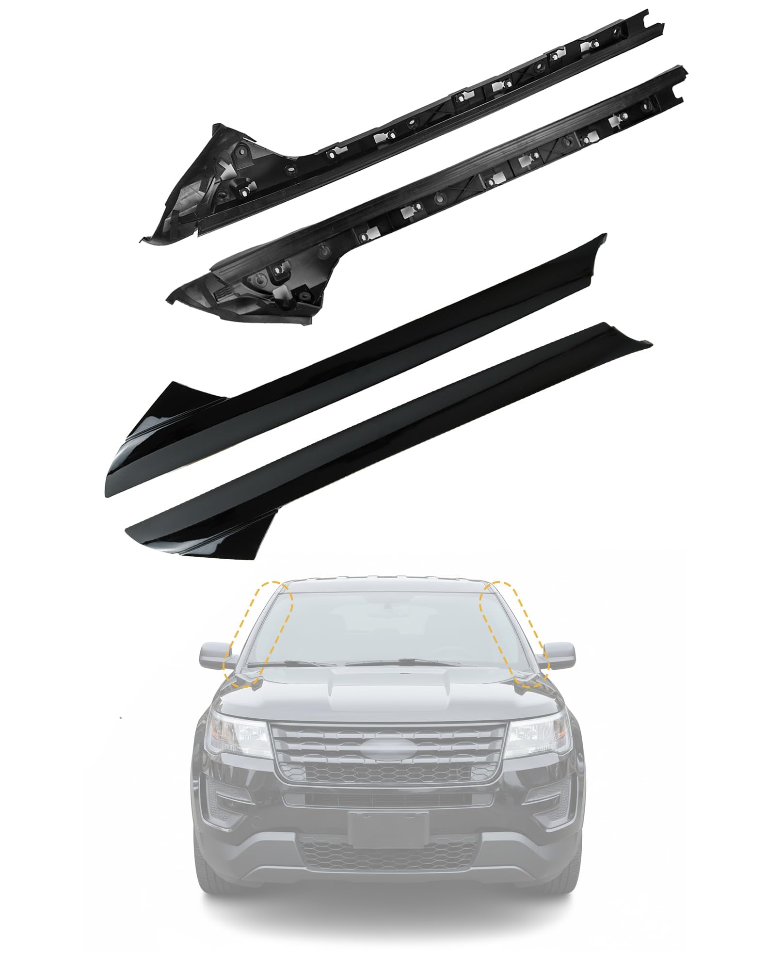 Flecto Door Molding Set