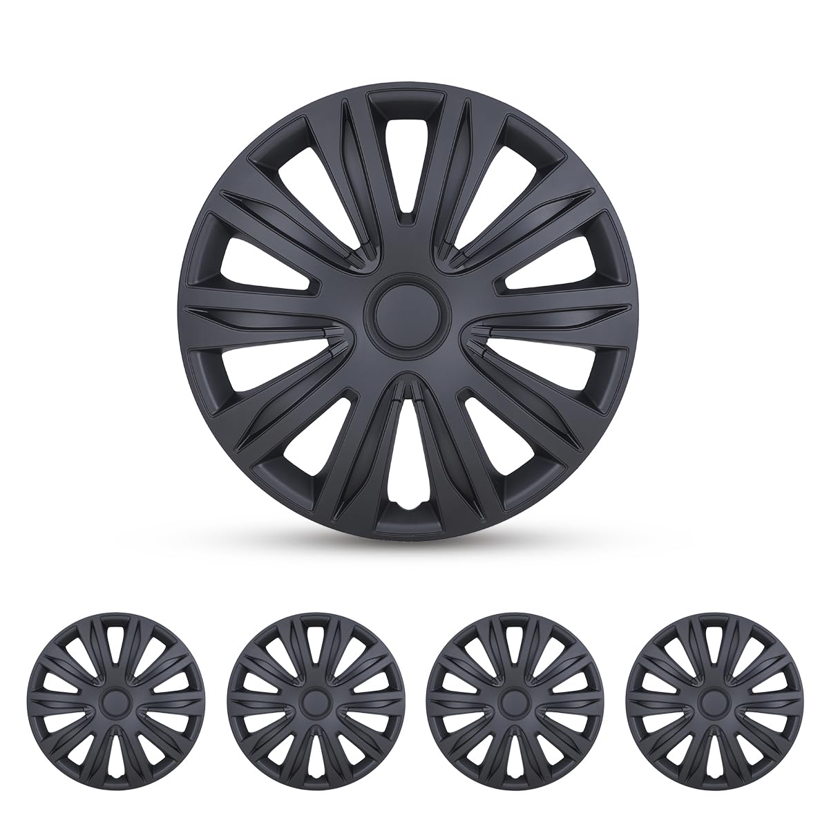 4-Pack Universal Wheel Rim Cover Hubcaps 13–16"