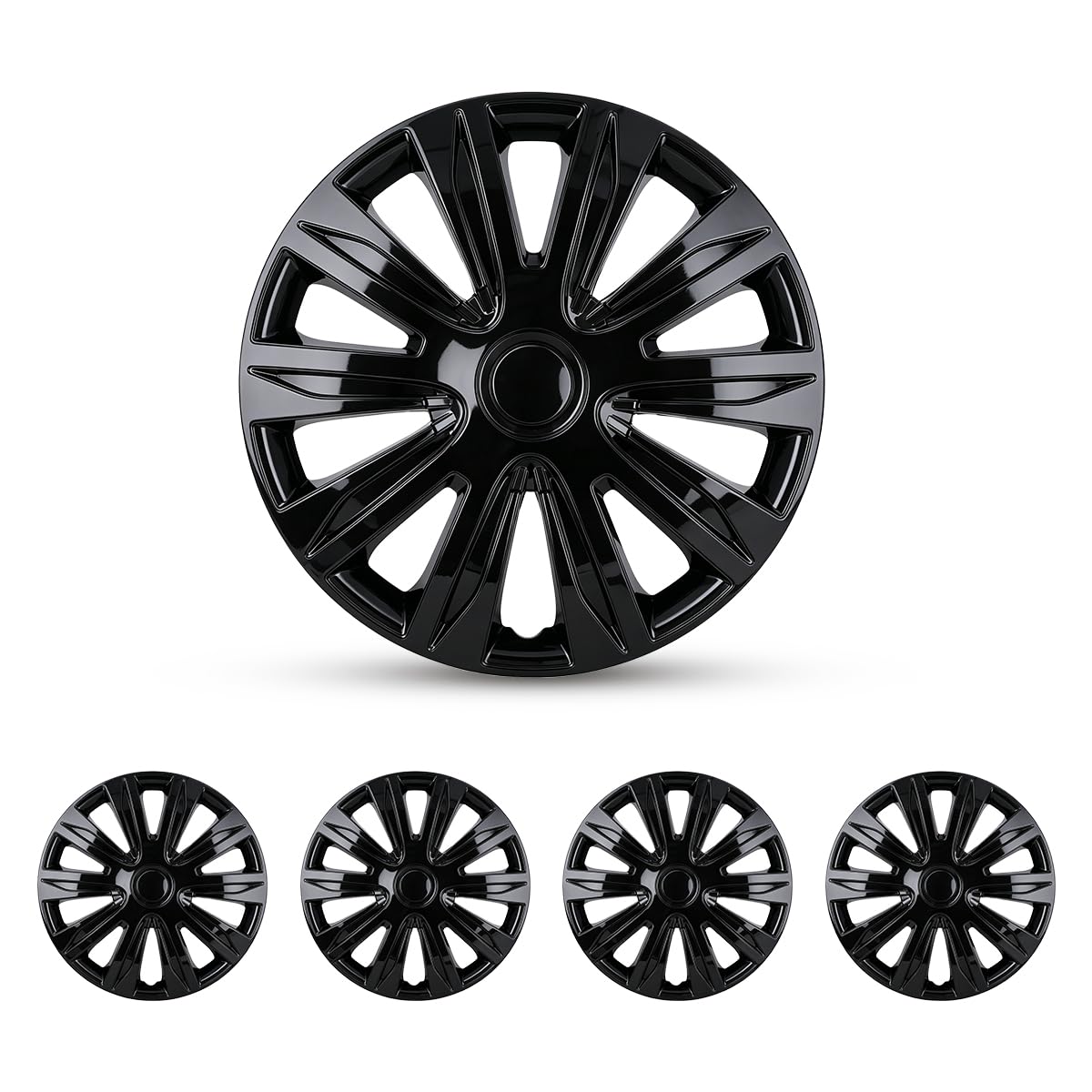 4-Pack Universal Wheel Rim Cover Hubcaps 13–16"