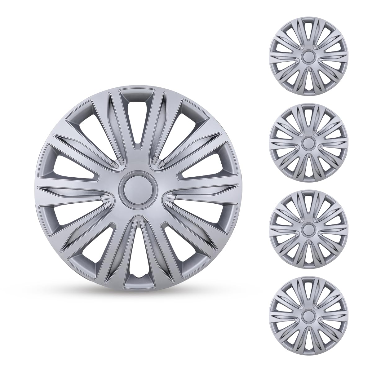 4-Pack Universal Wheel Rim Cover Hubcaps 13–16"