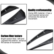2PCS Carbon Fiber Fender Side Vent Stickers