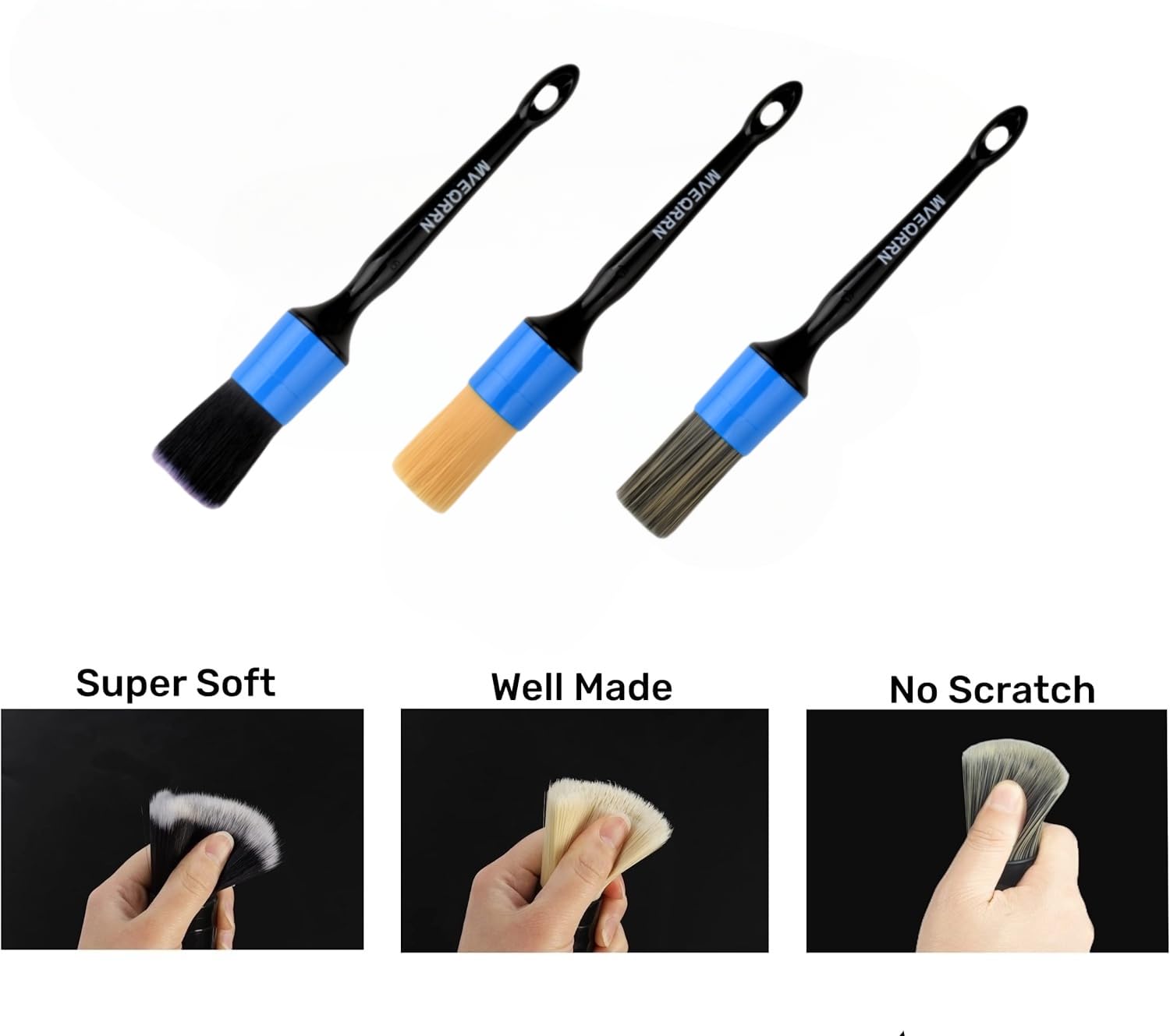 MVEQRRN car Detailing Brushes