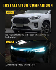 LED Hood Light Strip DRL Kit 12V Universal Car & Truck
