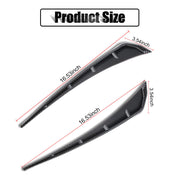 2PCS Carbon Fiber Fender Side Vent Stickers