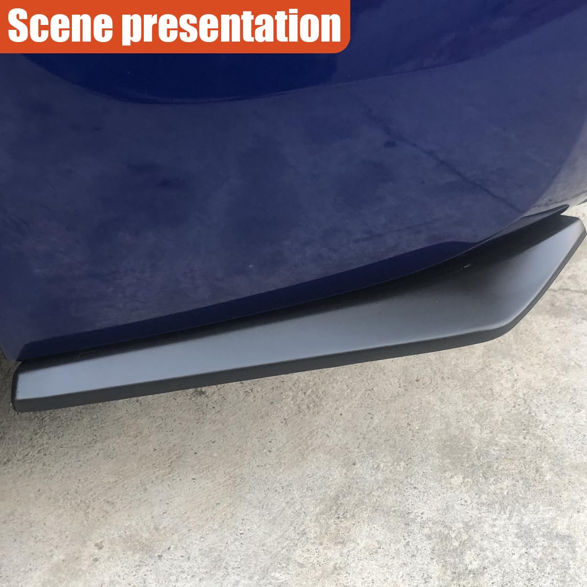 2PCS Universal Rear Bumper Diffuser Canards
