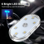 4Pcs Car LED Lights Interior Wireless, 7 Colors Interior Car Lights