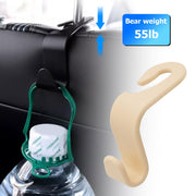Leather Car Seat Back Hanger Hooks