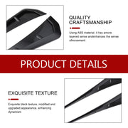 2PCS ABS Fender Side Vent Trim Stickers