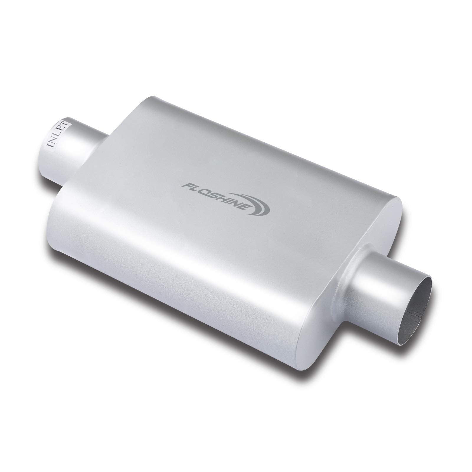 Dual Chamber Performance Muffler 17.5" Silver