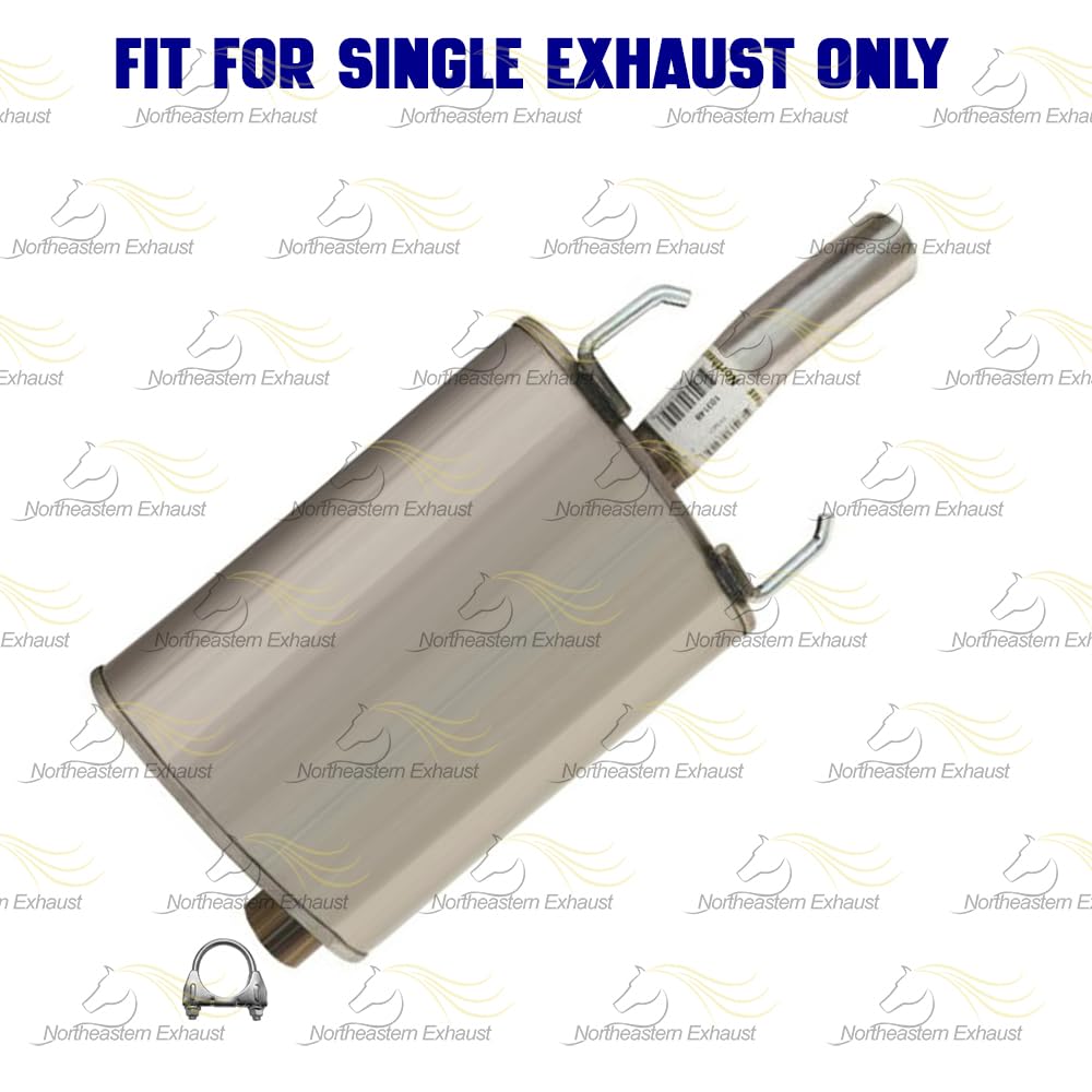 Exhaust Resonator & Muffler Kit for Grand Prix 3.8L 2005–2008