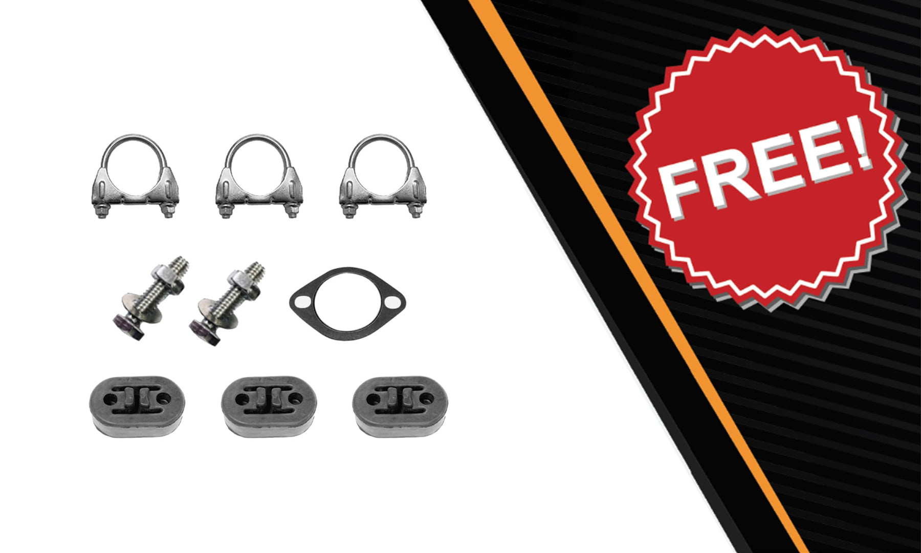 Exhaust Resonator & Muffler Kit for Grand Prix 3.8L 2005–2008