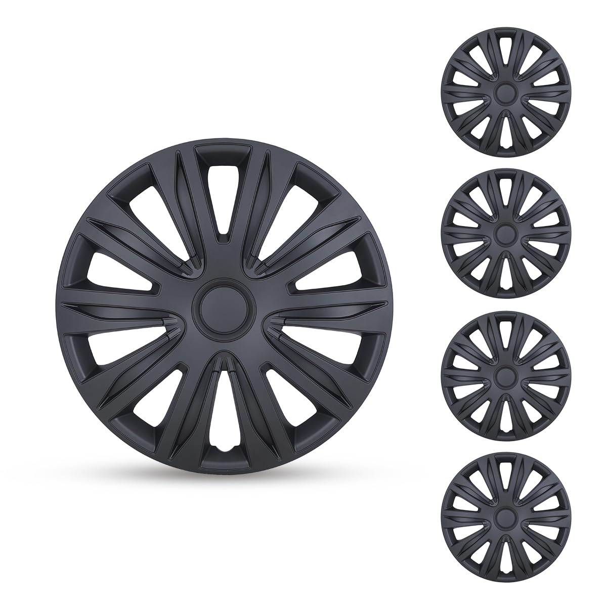 4-Pack Universal Wheel Rim Cover Hubcaps 13–16"