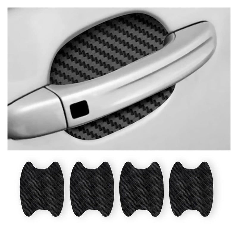 Carbon Fiber Car Door Handle Protector Stickers