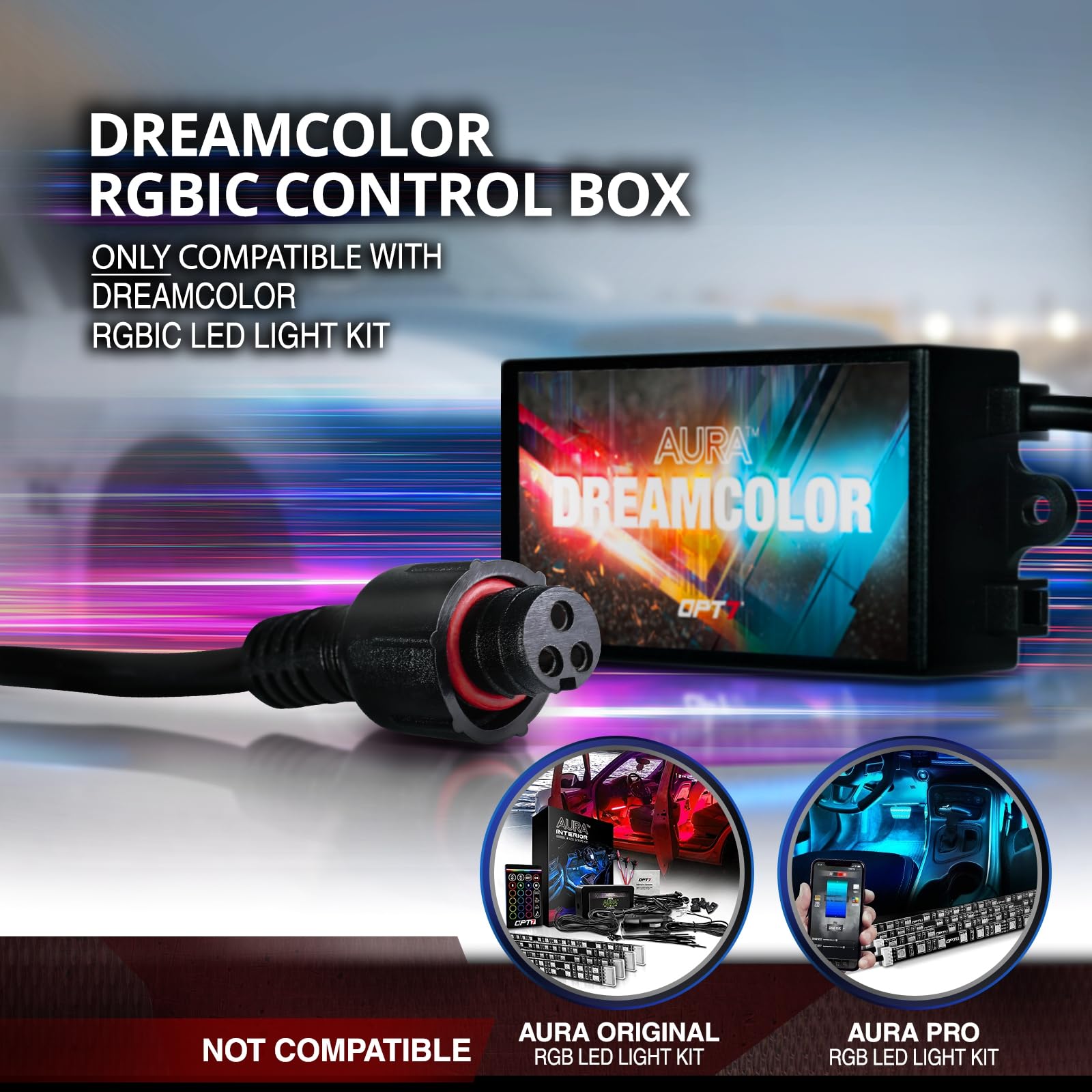 Dreamcolor LED Underglow Light Kit with Remote