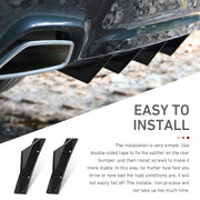 4PCS Universal Car Bumper Lip Spoiler Kit
