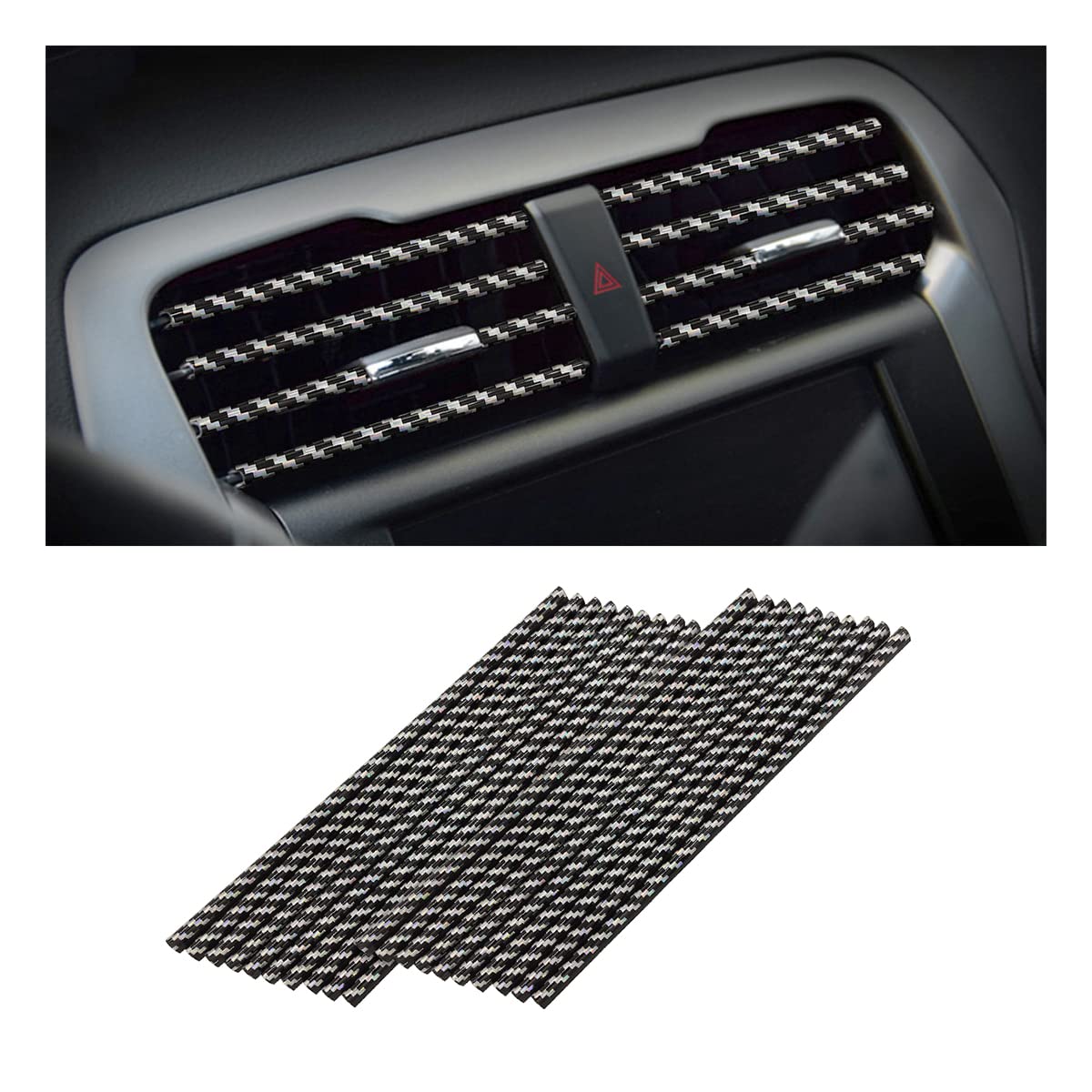 20PCS Car Air Vent Trim Decoration Strips