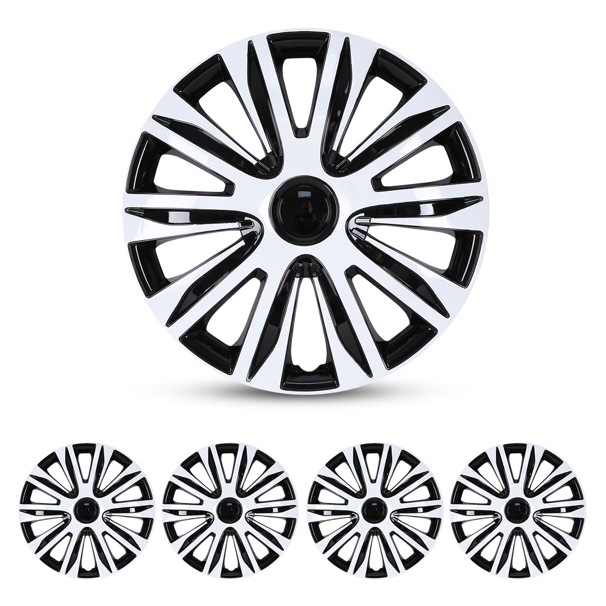 4-Pack Universal Wheel Rim Cover Hubcaps 13–16"