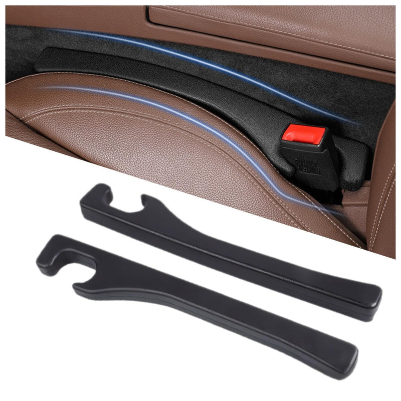 PU Leather Car Seat Gap Filler 2-Pack