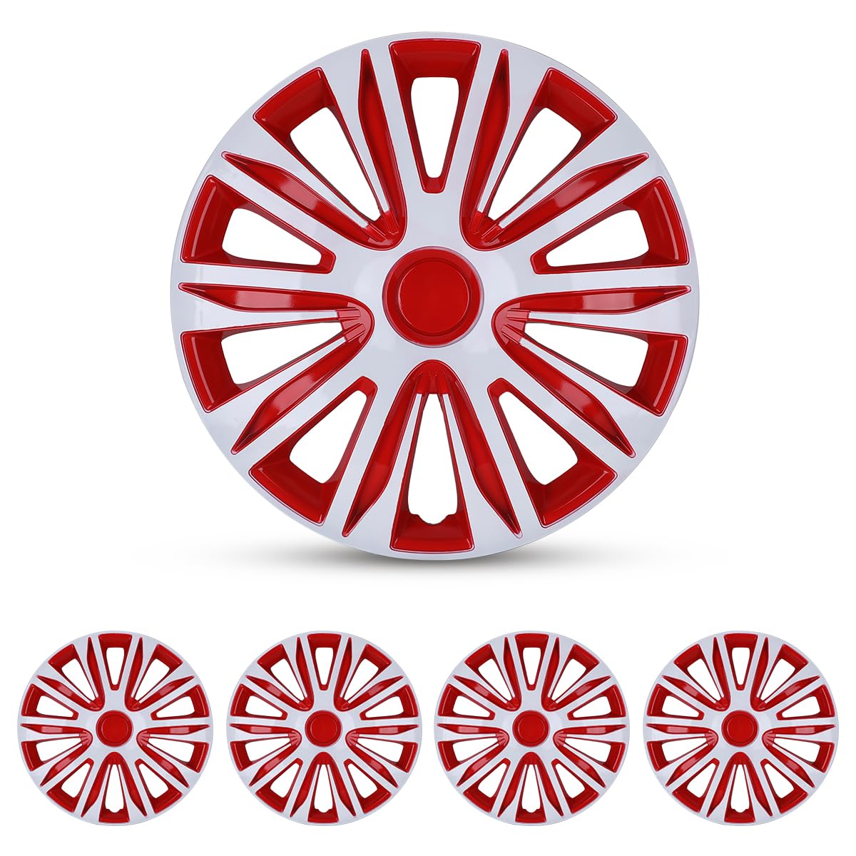 4-Pack Universal Wheel Rim Cover Hubcaps 13–16"