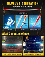 LED Hood Light Strip DRL Kit 12V Universal Car & Truck