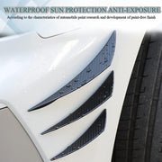 Universal Front Bumper Canard Kit 6PCS