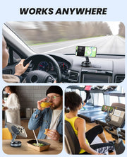 Magnetic Foldable Car Phone Mount Holder 360° Adjustable
