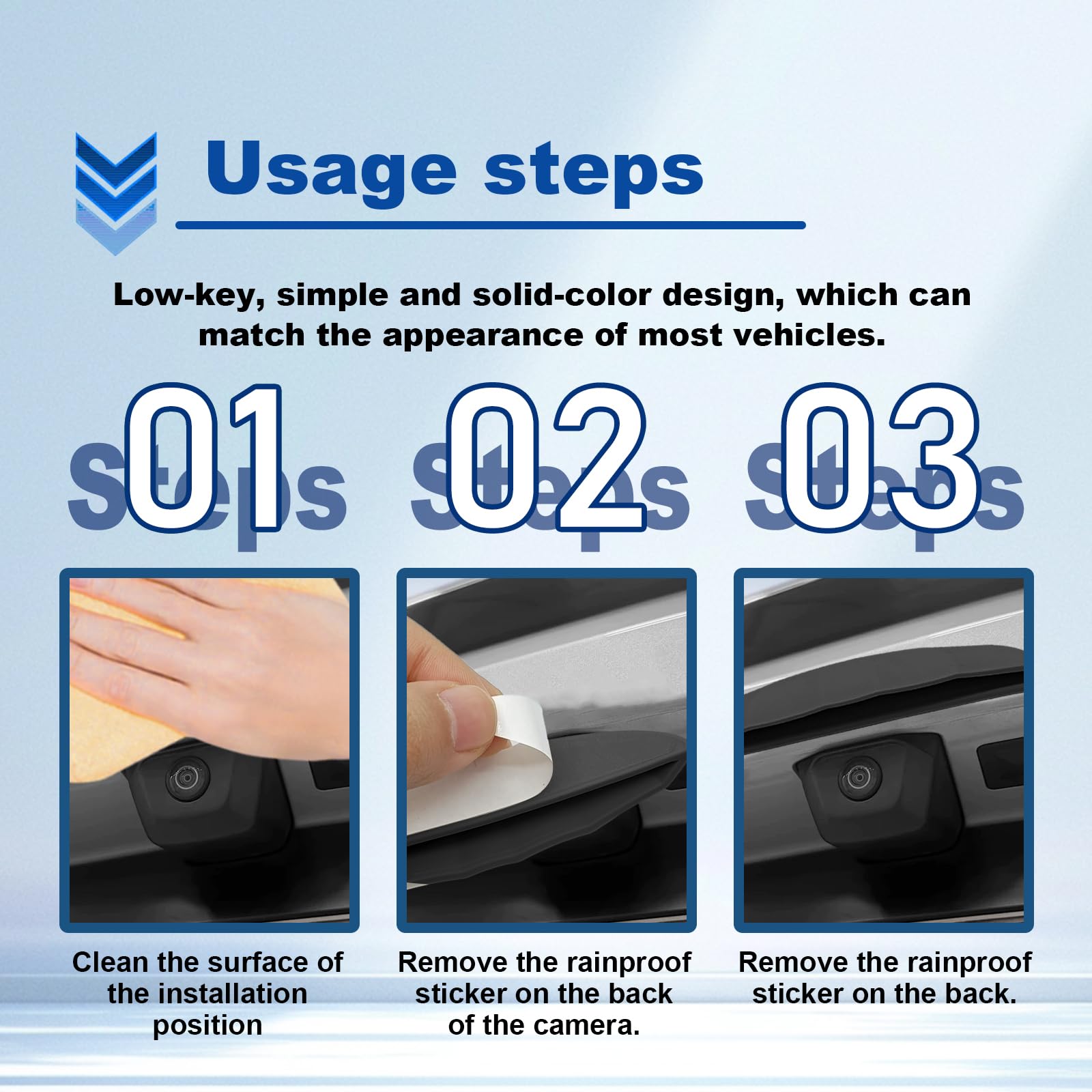 Backup Camera Rain Cover Protector Sticker