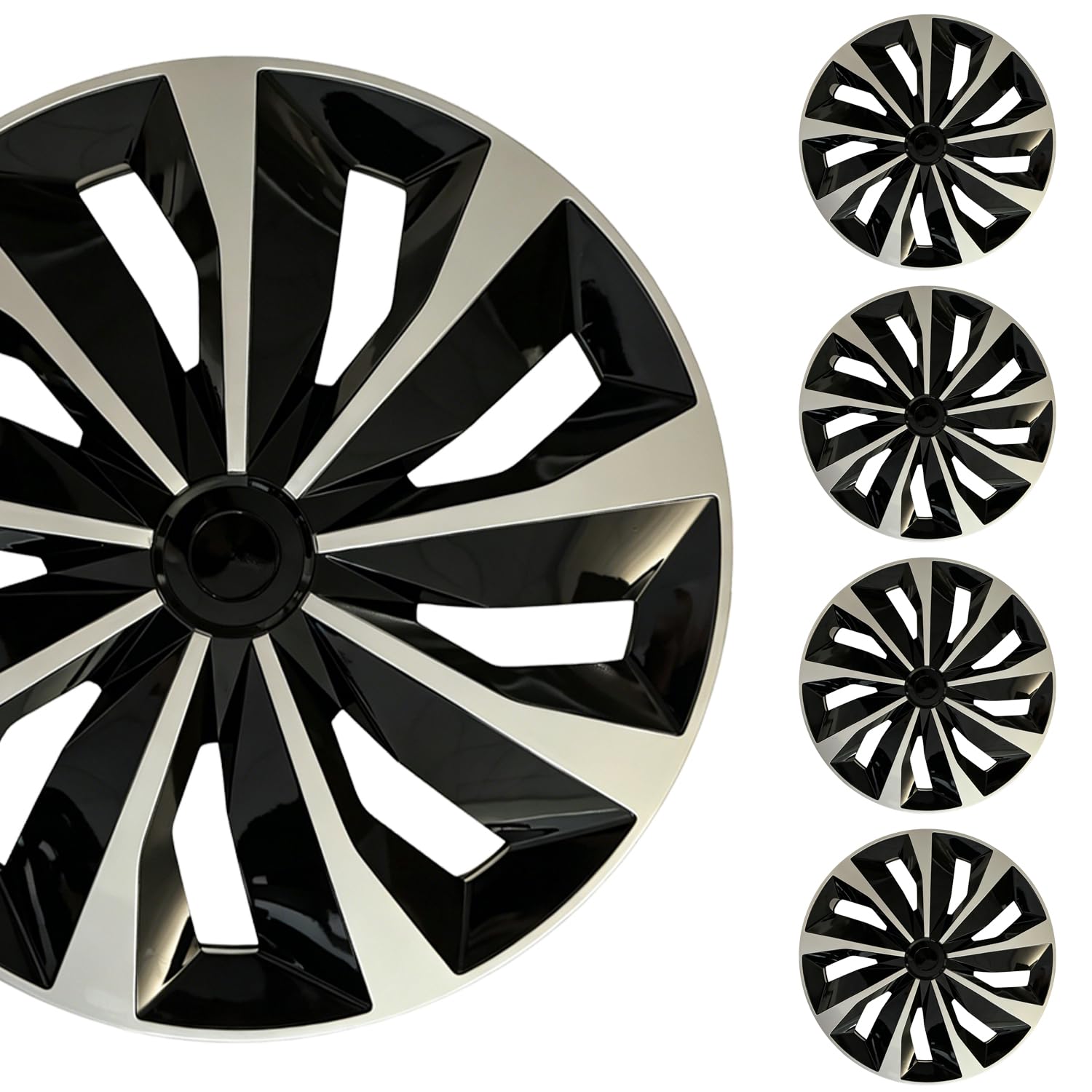 Aiqiying Universal Fit Hubcaps for Most Steel Wheel